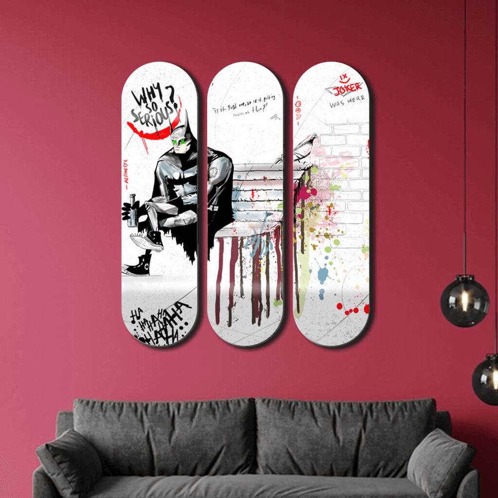 Dark Knight Graffiti Skateboard Decks