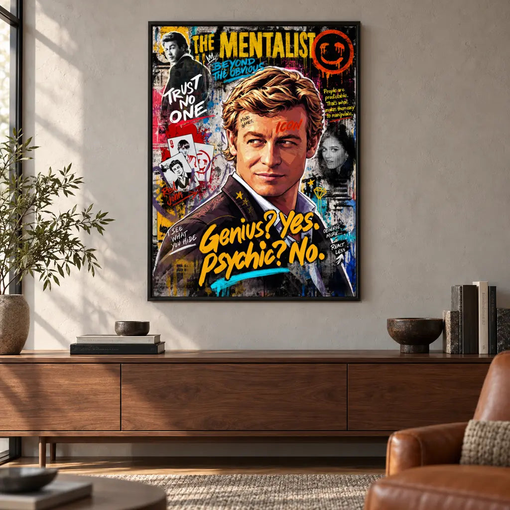Beyond the Obvious – Patrick Jane (The Mentalist) in a premium modern study
