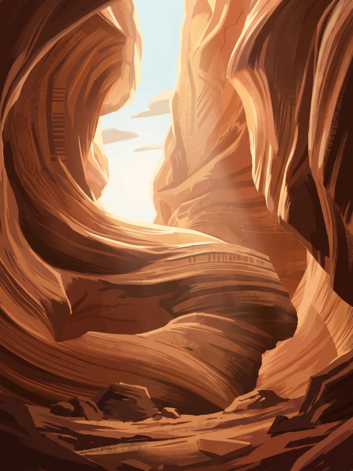 Canyon Passage original artwork