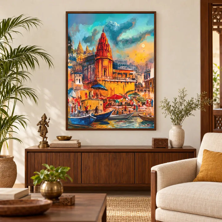 Colours of the Ghats – interior lifestyle mockup