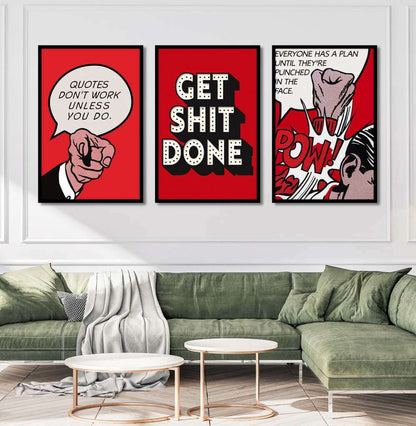 Get to Work - Set of 3