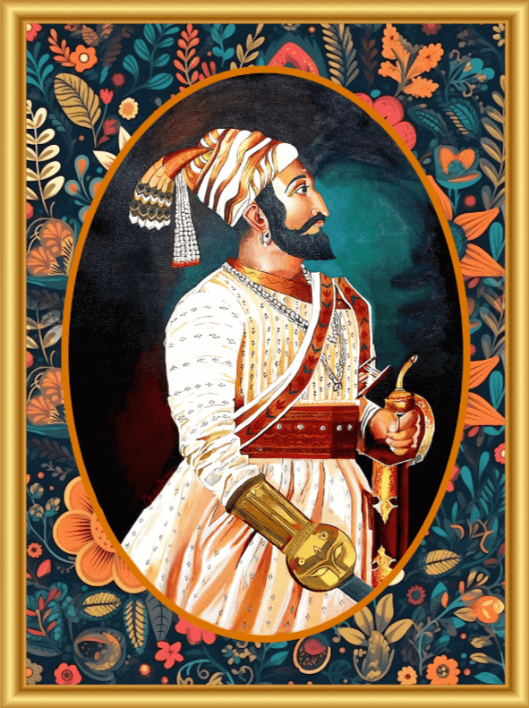 The Maratha- Shivaji Maharaj Painting