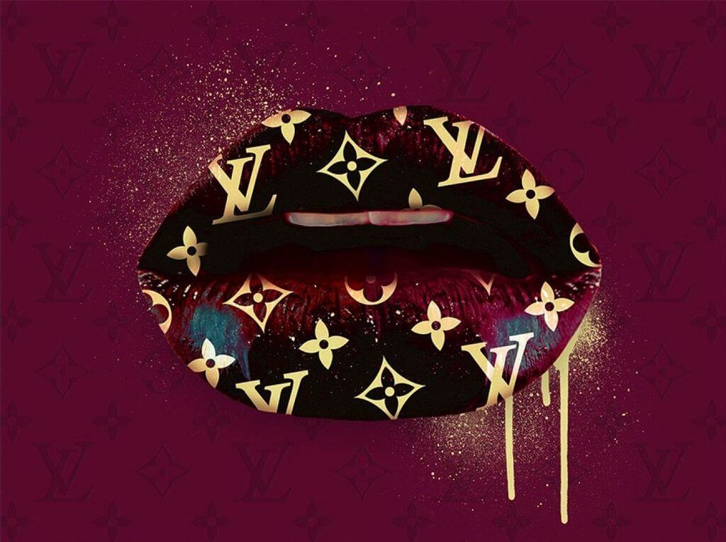 Louis Vuitton Drip Lips