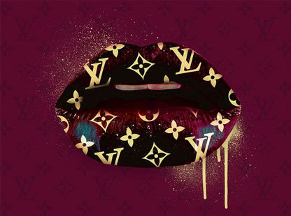 Louis Vuitton Drip Lips