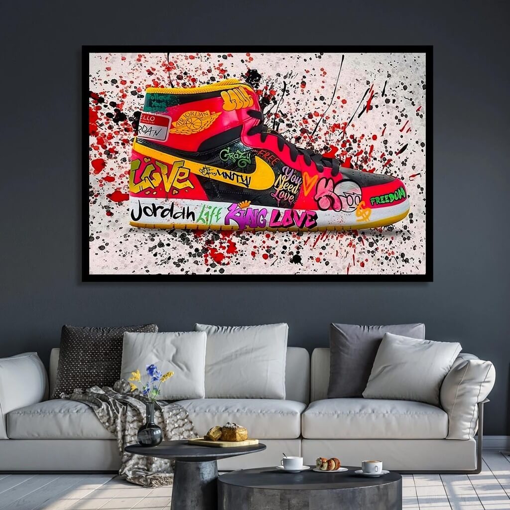Nike Air Jordan 1 - Red Graffiti