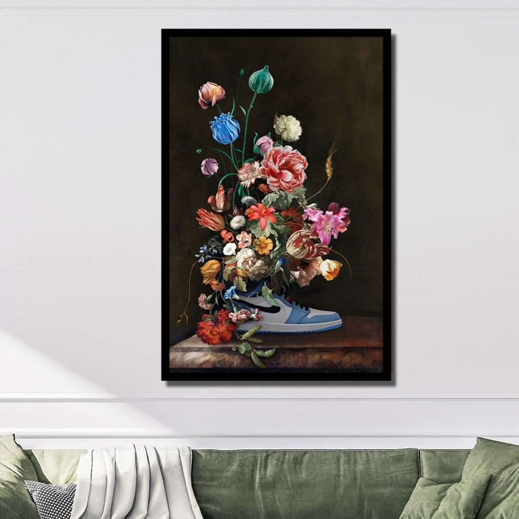 Buy Jordan in Bloom Canvas Wall Art Painting – Aesthesy