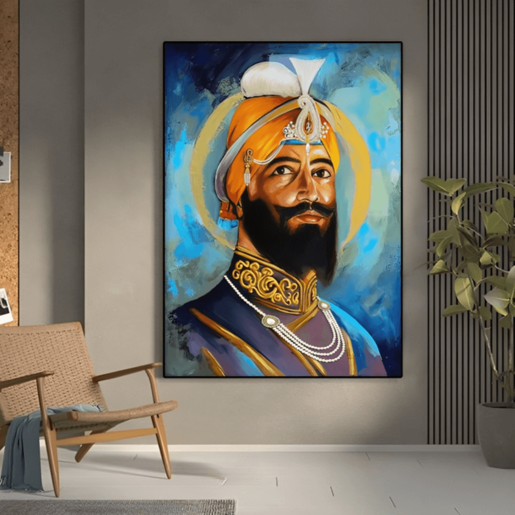 Buy Spirit Of Anandpur Guru Gobind Singh Ji Wall Art And Wall Painting buy-spirit-of-anandpur-guru-gobind-singh-ji-wall-art-and-wall-painting