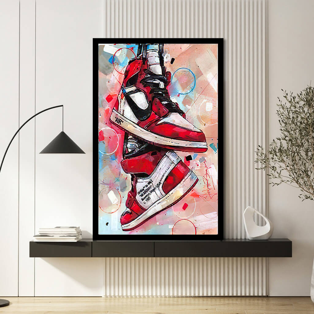 Nike Air Jordan 1 - Kiss My Airs Wall Art Poster – Aesthesy