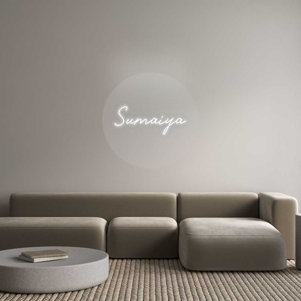 Custom Neon Sign: Sumaiya