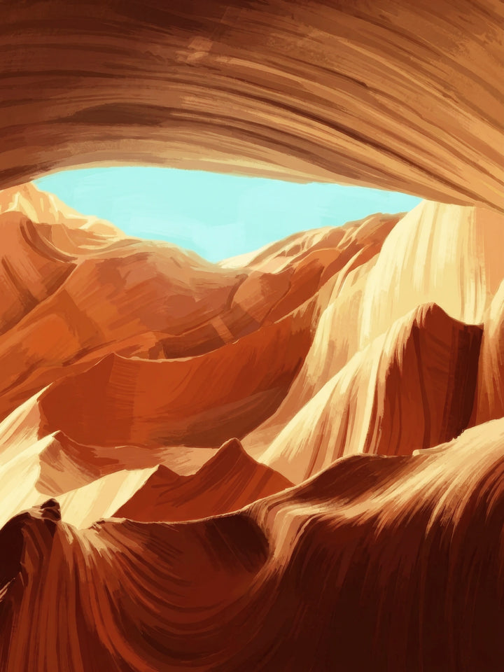 Desert Window original artwork