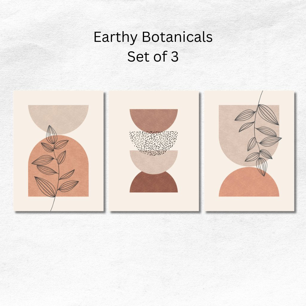 Earthy Botanicals - Set of 3