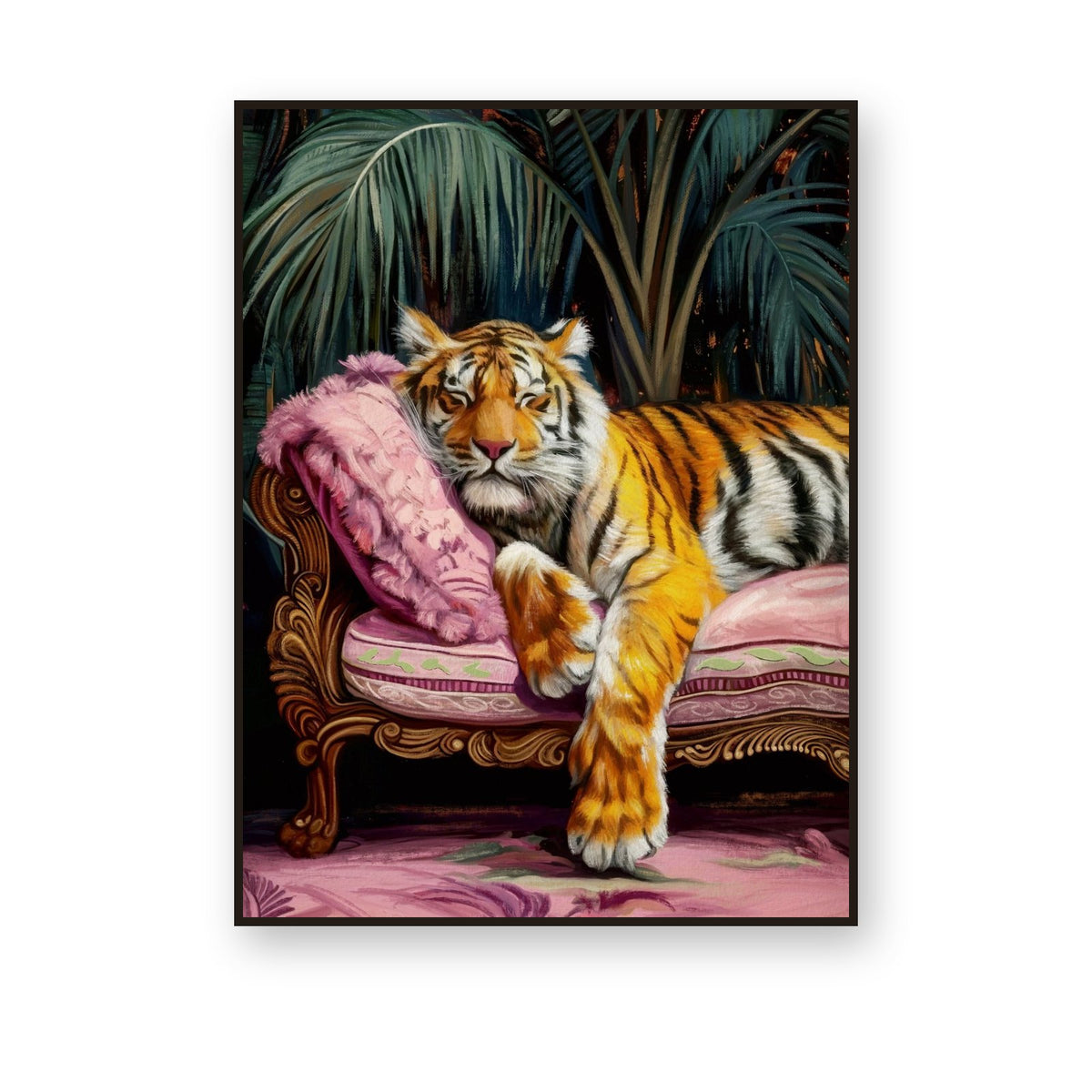 Empress at Rest – framed canvas print