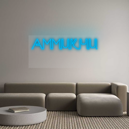 Custom Neon Sign: Ammukhu