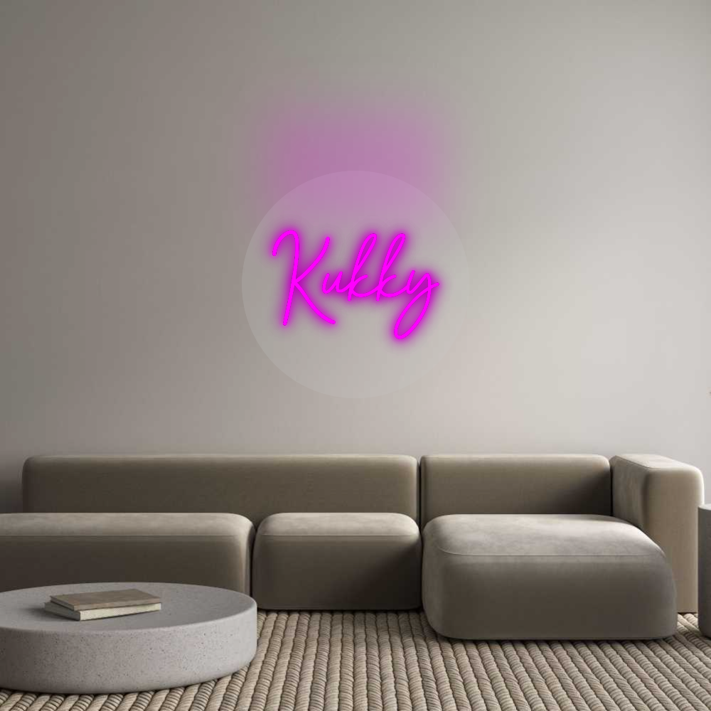 Custom Neon Sign: Kukky