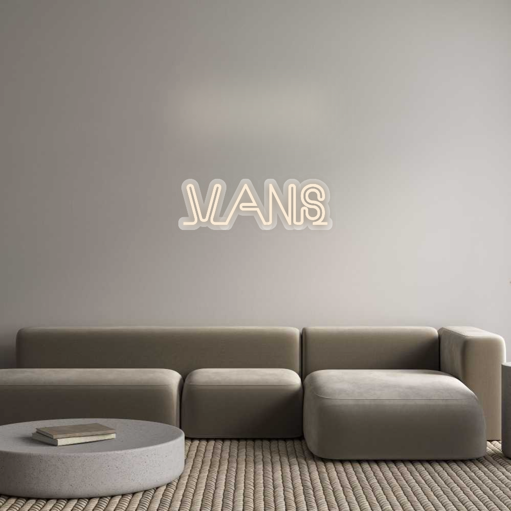 Custom Neon Sign: Vans