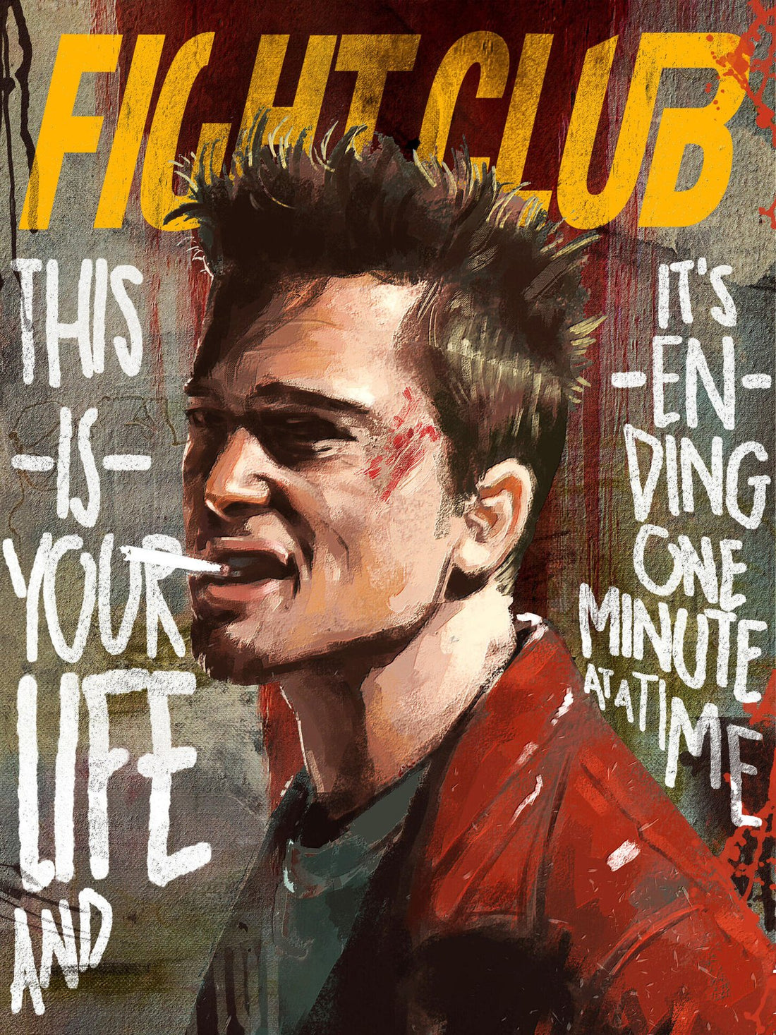 Brad Pitt in Fight Club