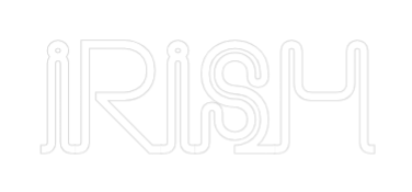 Custom Neon Sign: IRISH