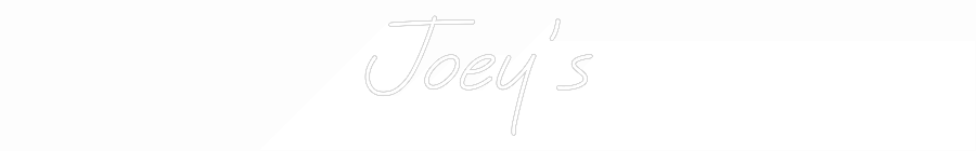 Custom Neon Sign: Joey’s