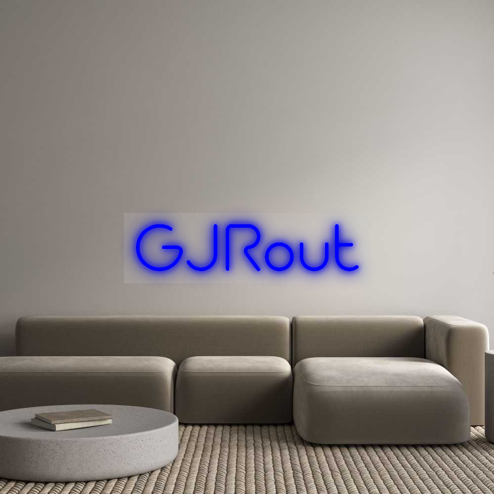 Custom Neon Sign: GJRout