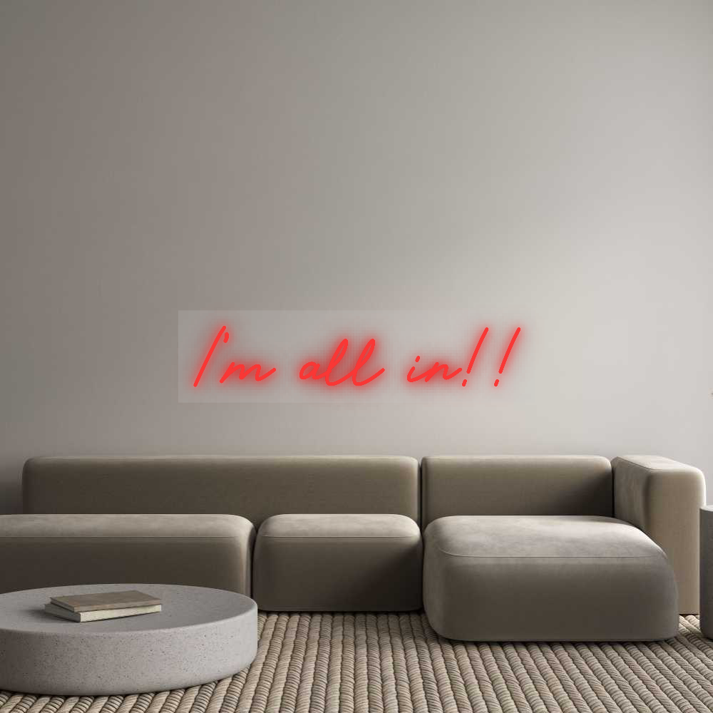 Custom Neon Sign: I&