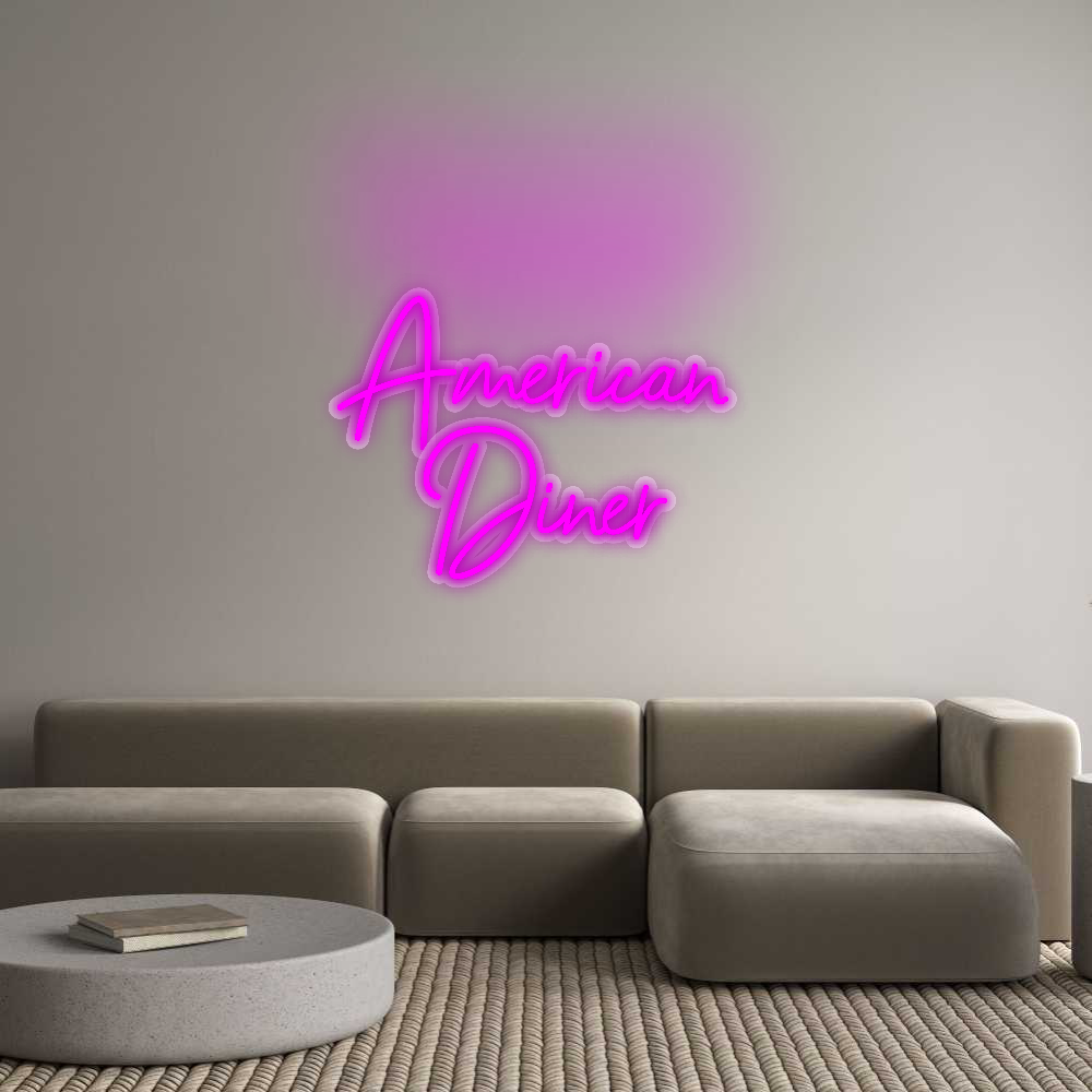 Custom Neon Sign: American 
Di...