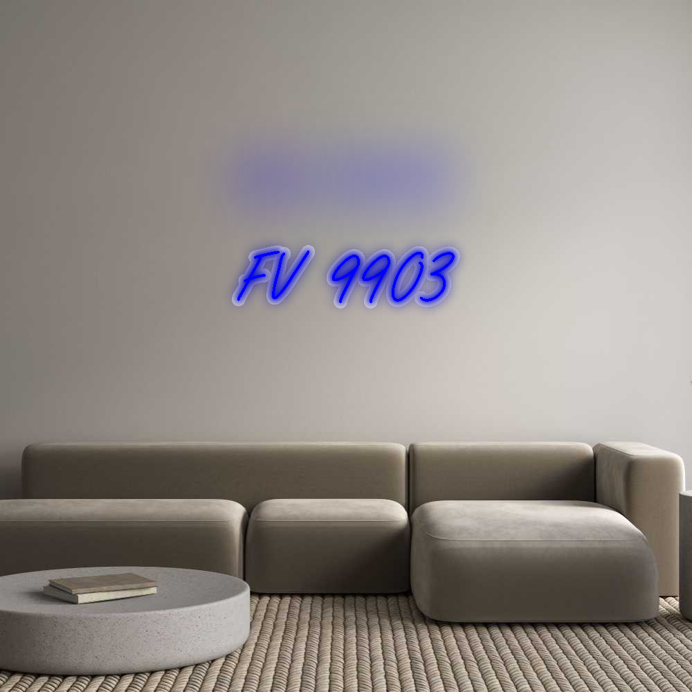 Custom Neon Sign: FV 9903