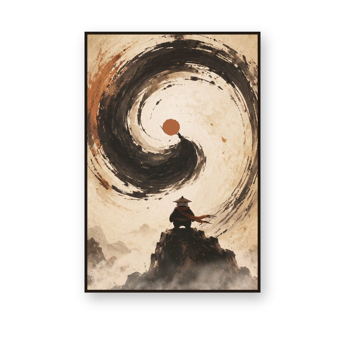 Inner Peace – framed canvas print