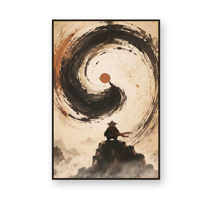 Inner Peace – framed canvas print