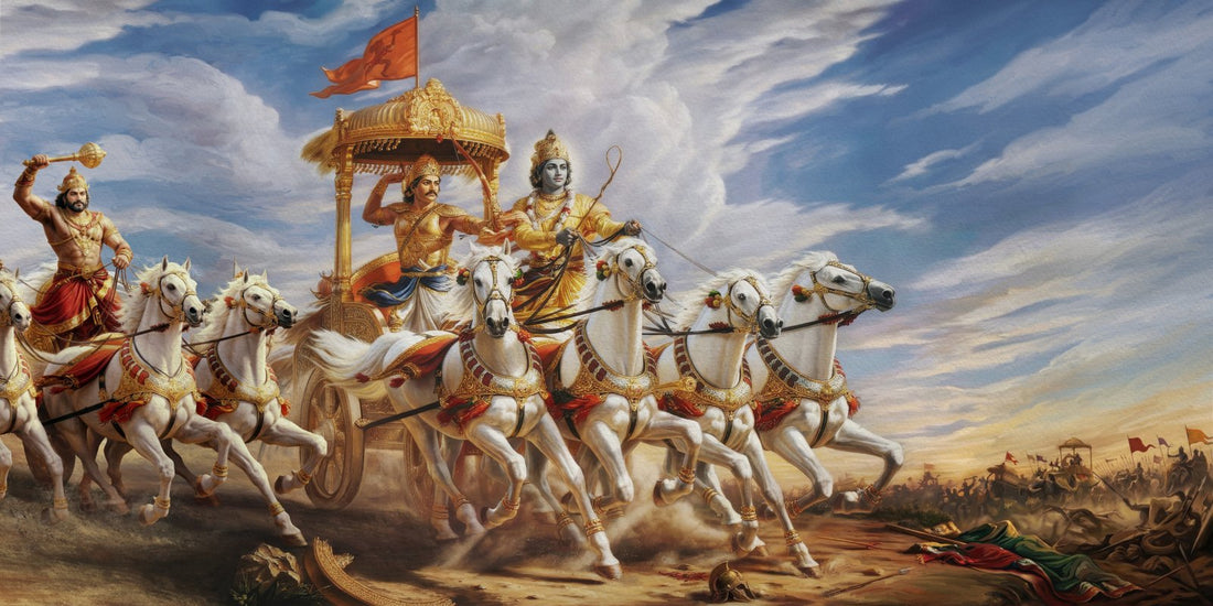 Krishna &amp; Arjuna at Kurukshetra
