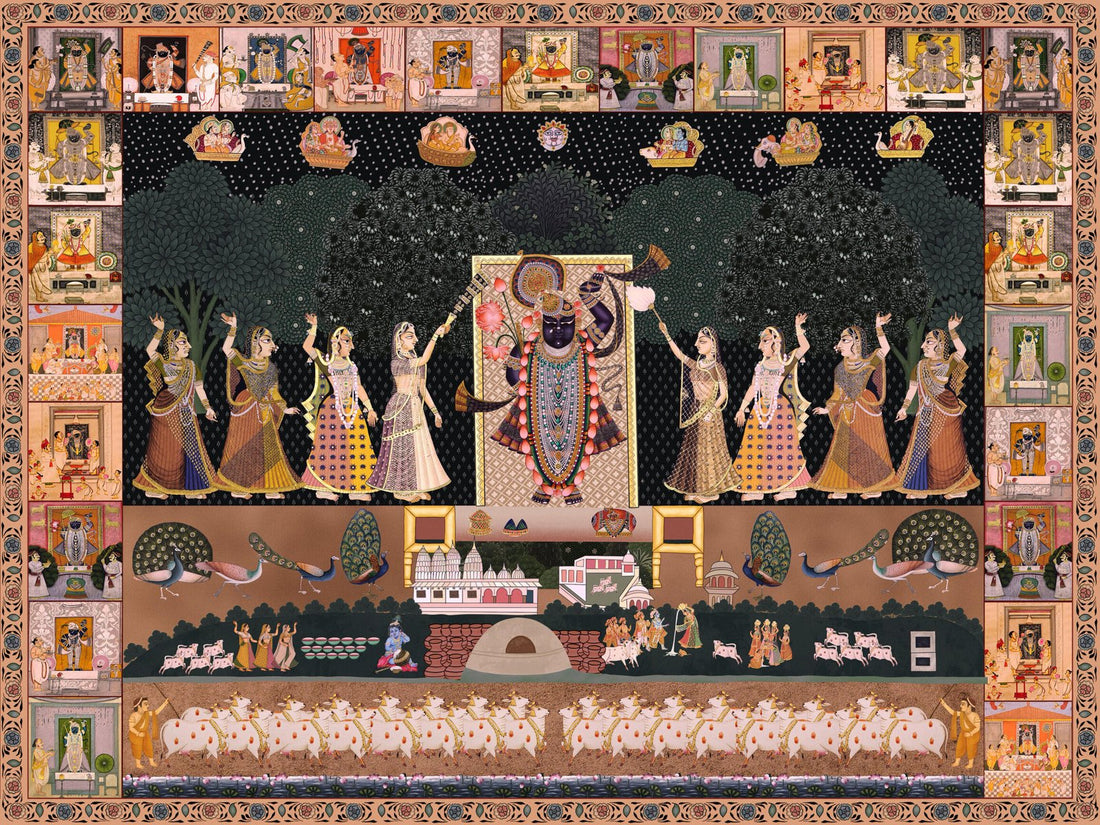 Krishna Shrine Painting