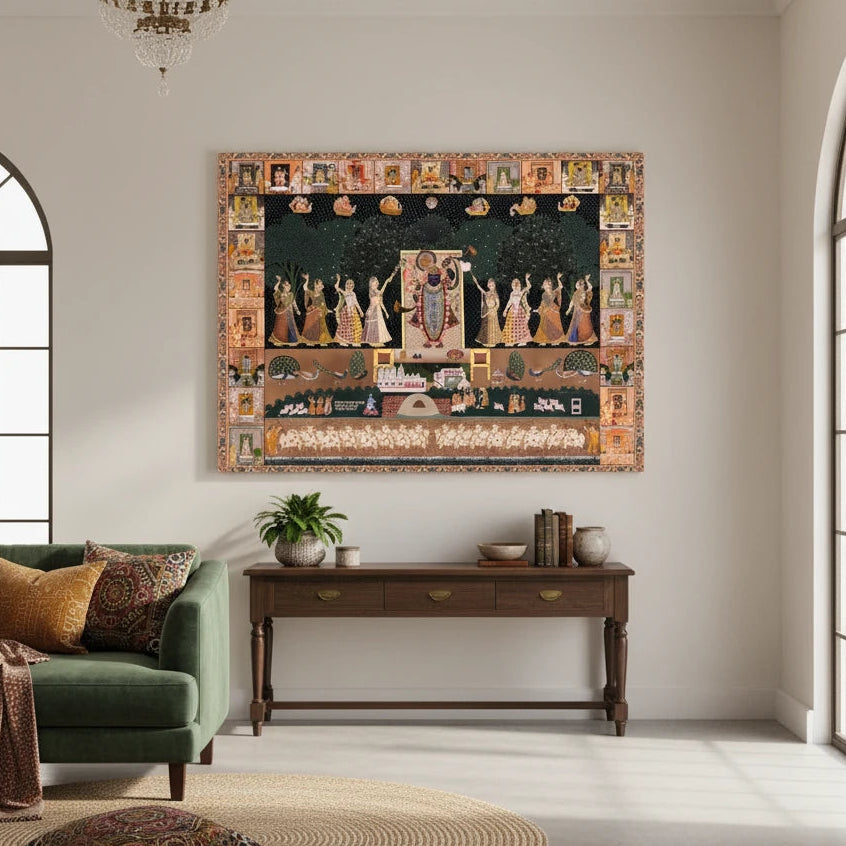 Krishna Shrine Painting