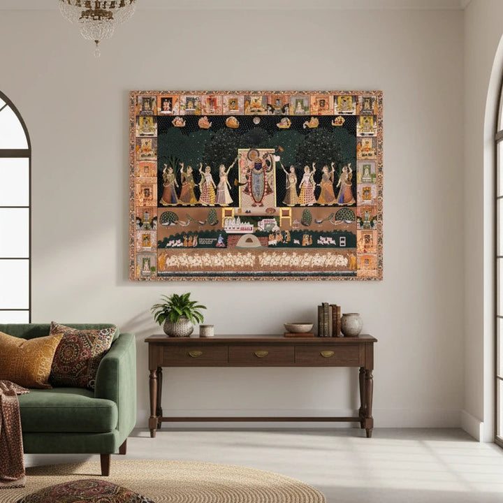 Krishna Shrine Painting