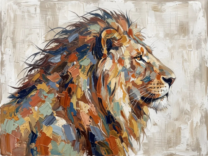 Lion in Colour – original artwork