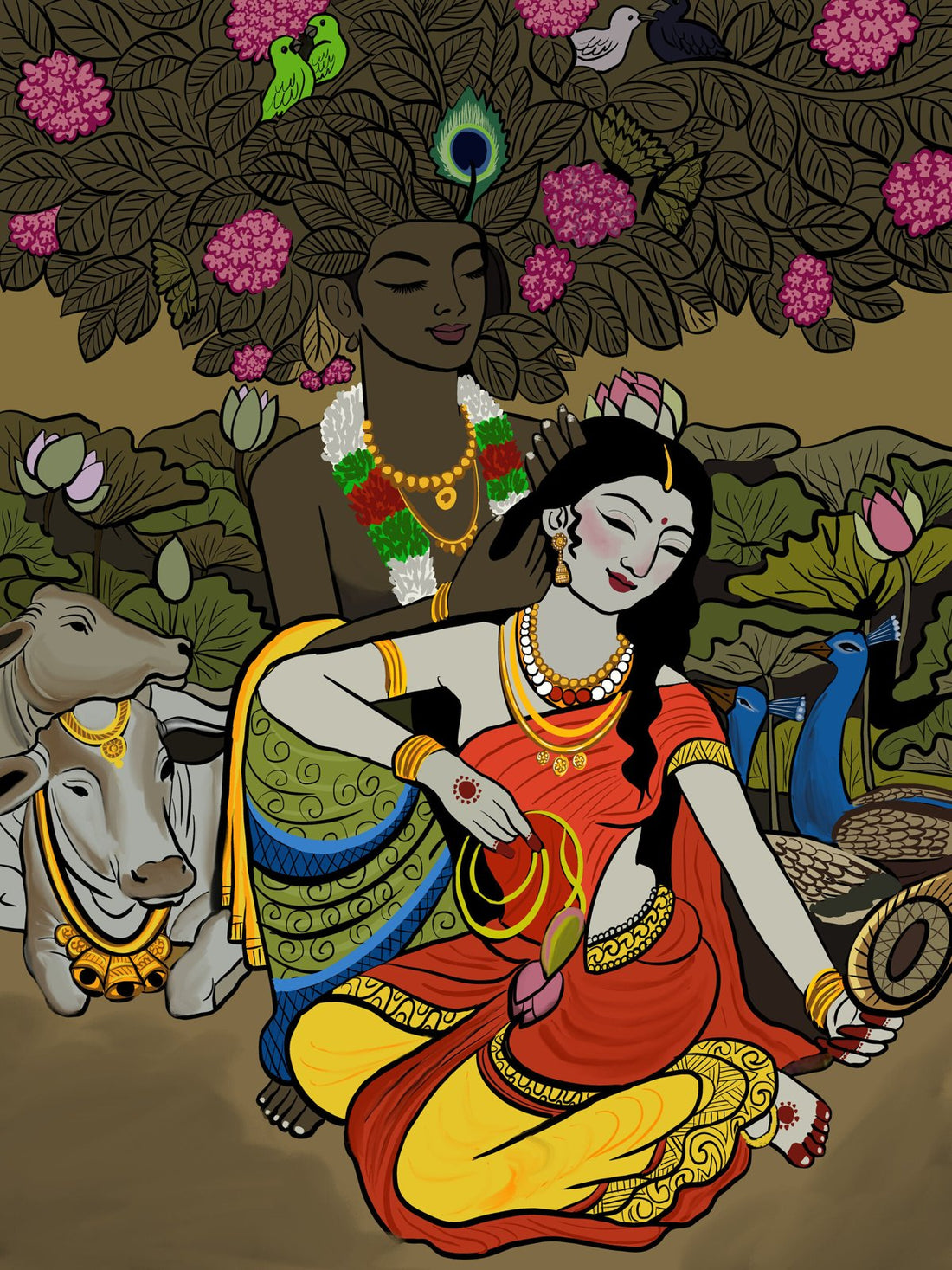 Lord Krishna and Radha Ji - Madhurya