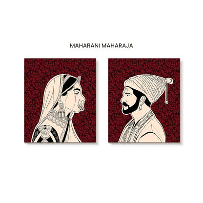 Maharani and Maharaja Set of 2