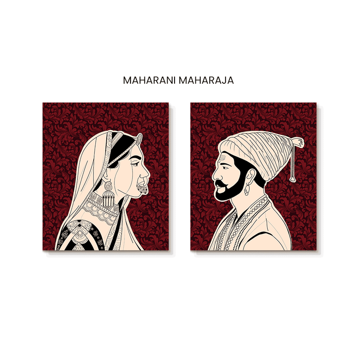 Maharani and Maharaja Set of 2
