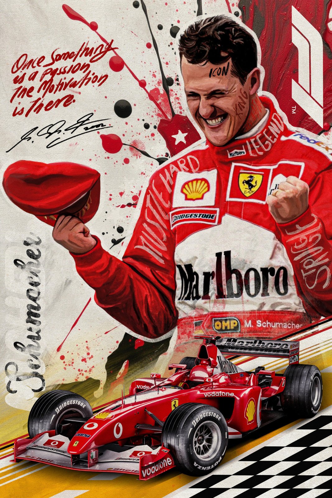 Michael Schumacher Speed Meets Precision