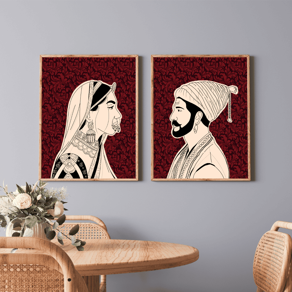 Maharani and Maharaja Set of 2