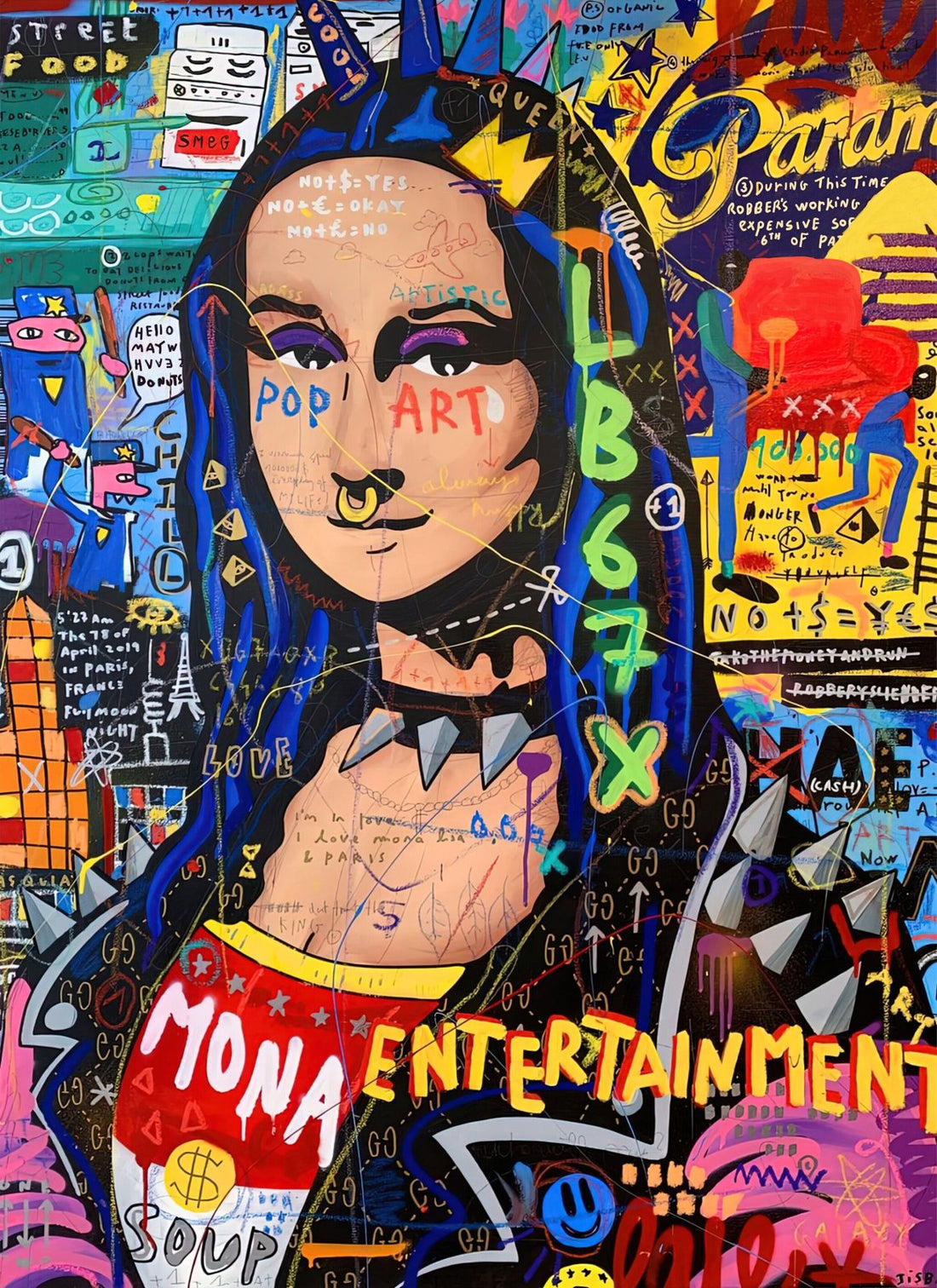 Mona Lisa - Entertainment Graffiti