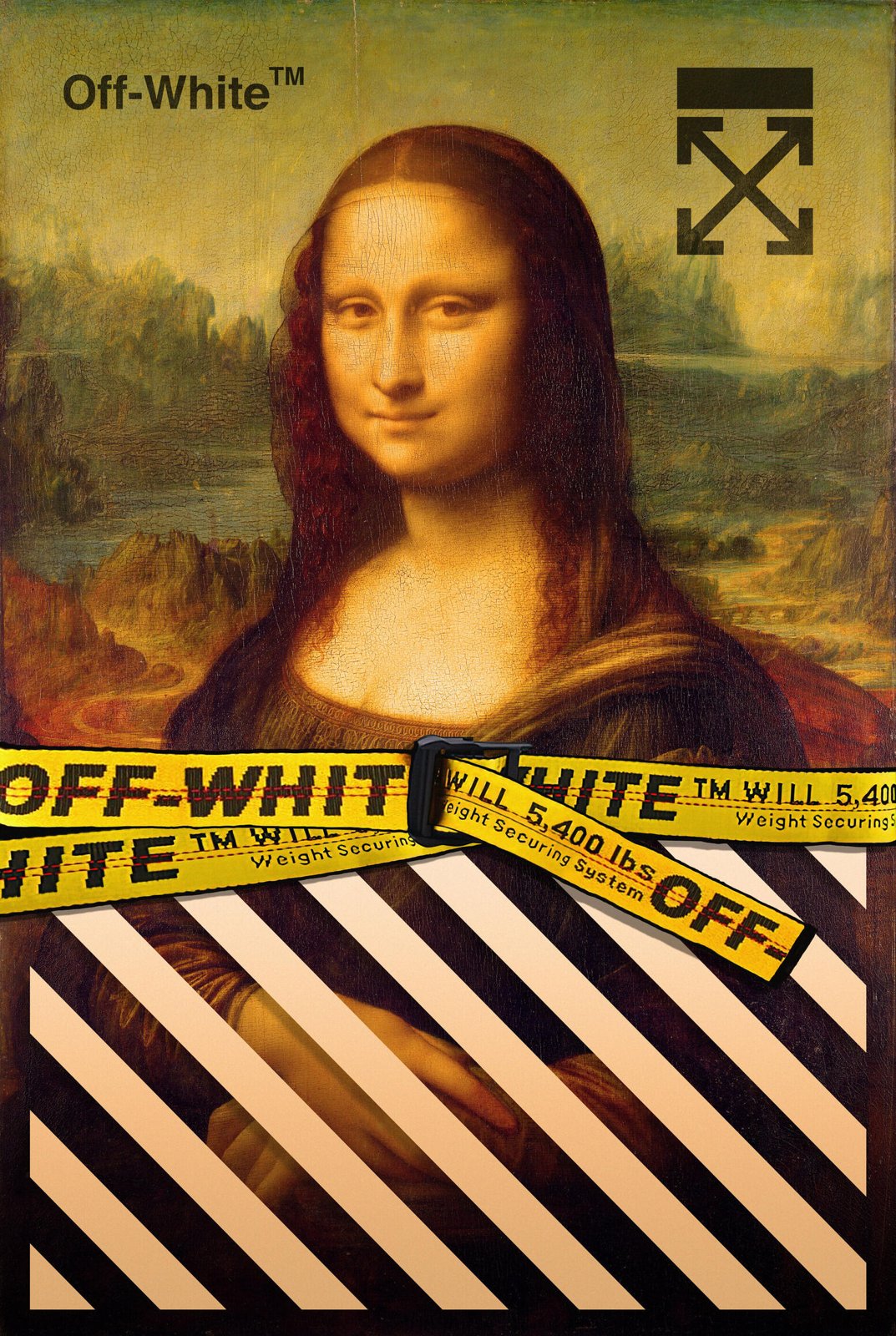 Mona Lisa goes Off-White