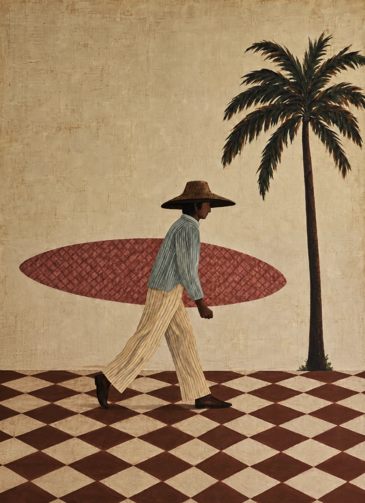 Off to Surf – original artwork