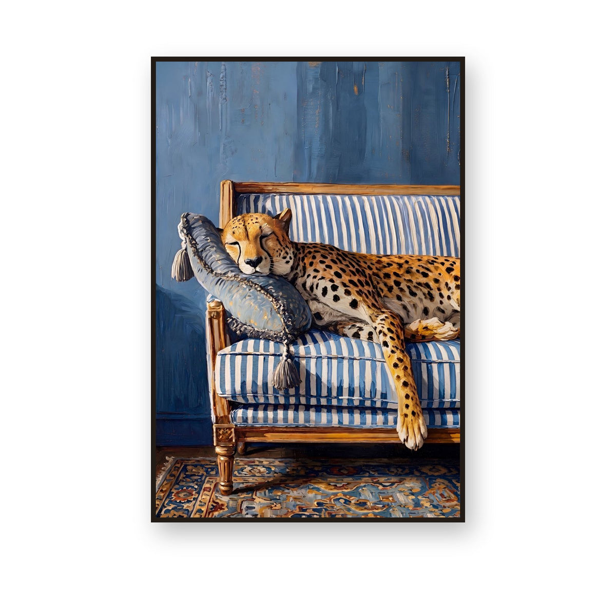 Prince at Rest – framed canvas print