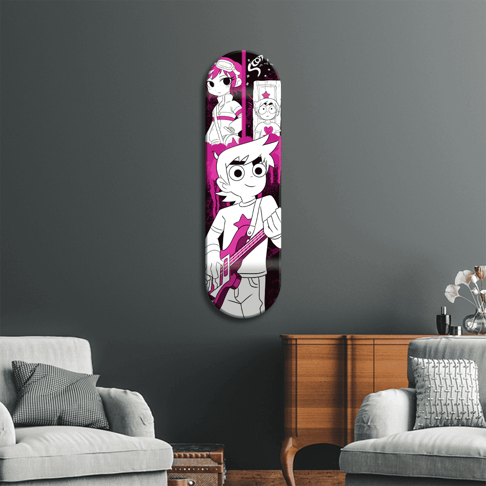 Scott Pilgrim Skateboard Deck