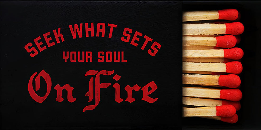 Seek what sets your soul on fire