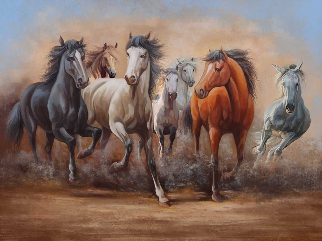 The 7 Horse Painting