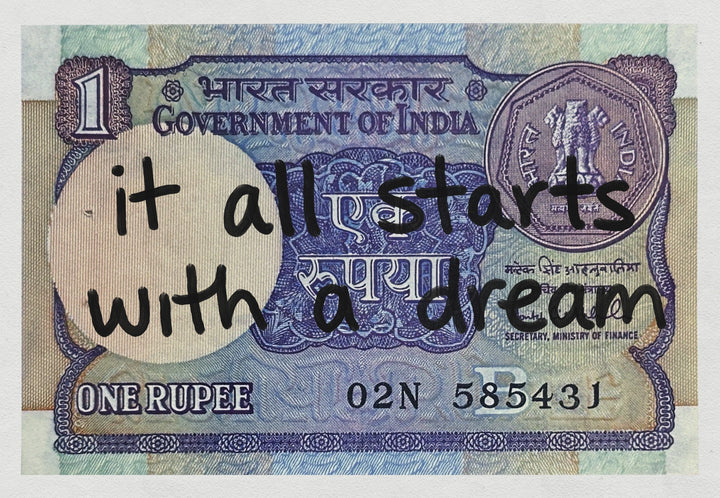 The First Rupee – original artwork