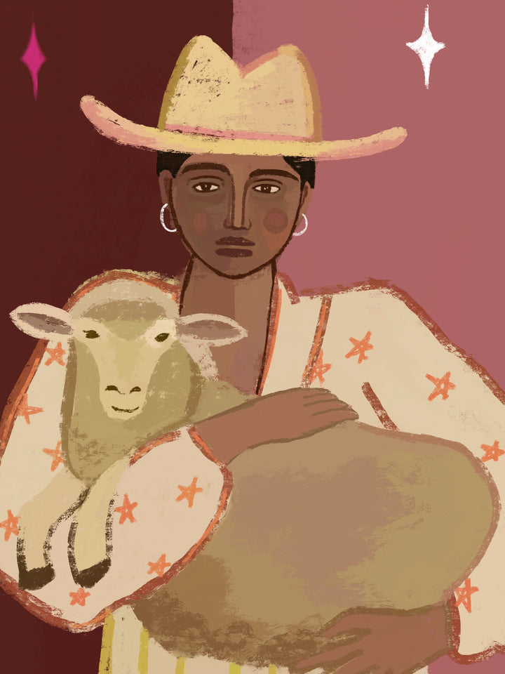 The Gentle Shepherd – original artwork