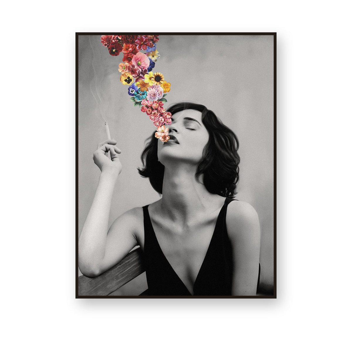 The Haze of Desire – framed canvas print