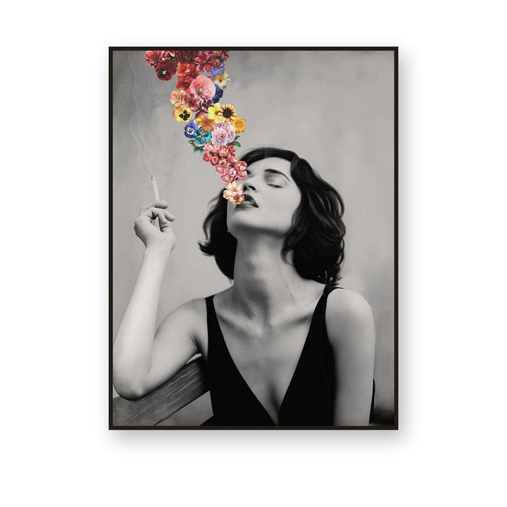 The Haze of Desire – framed canvas print