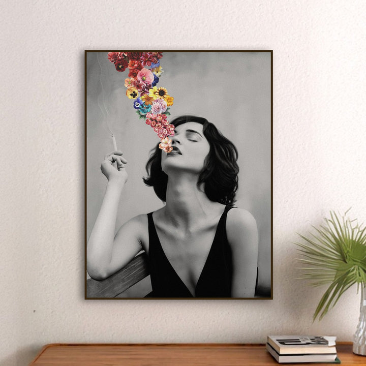 The Haze of Desire on a wall above a sideboard